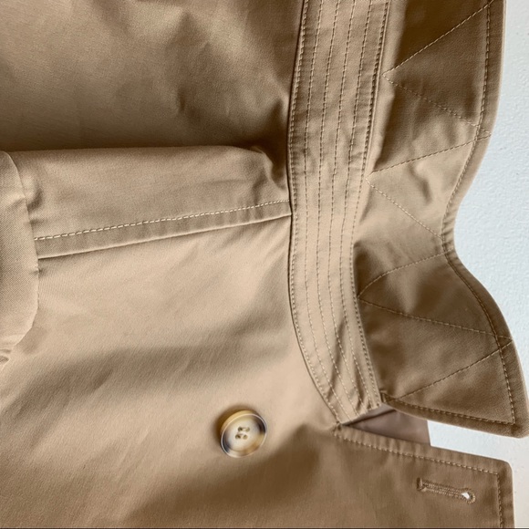 UNIQLO Belted Classic Tan Beige Trench Coat - Picture 7 of 8